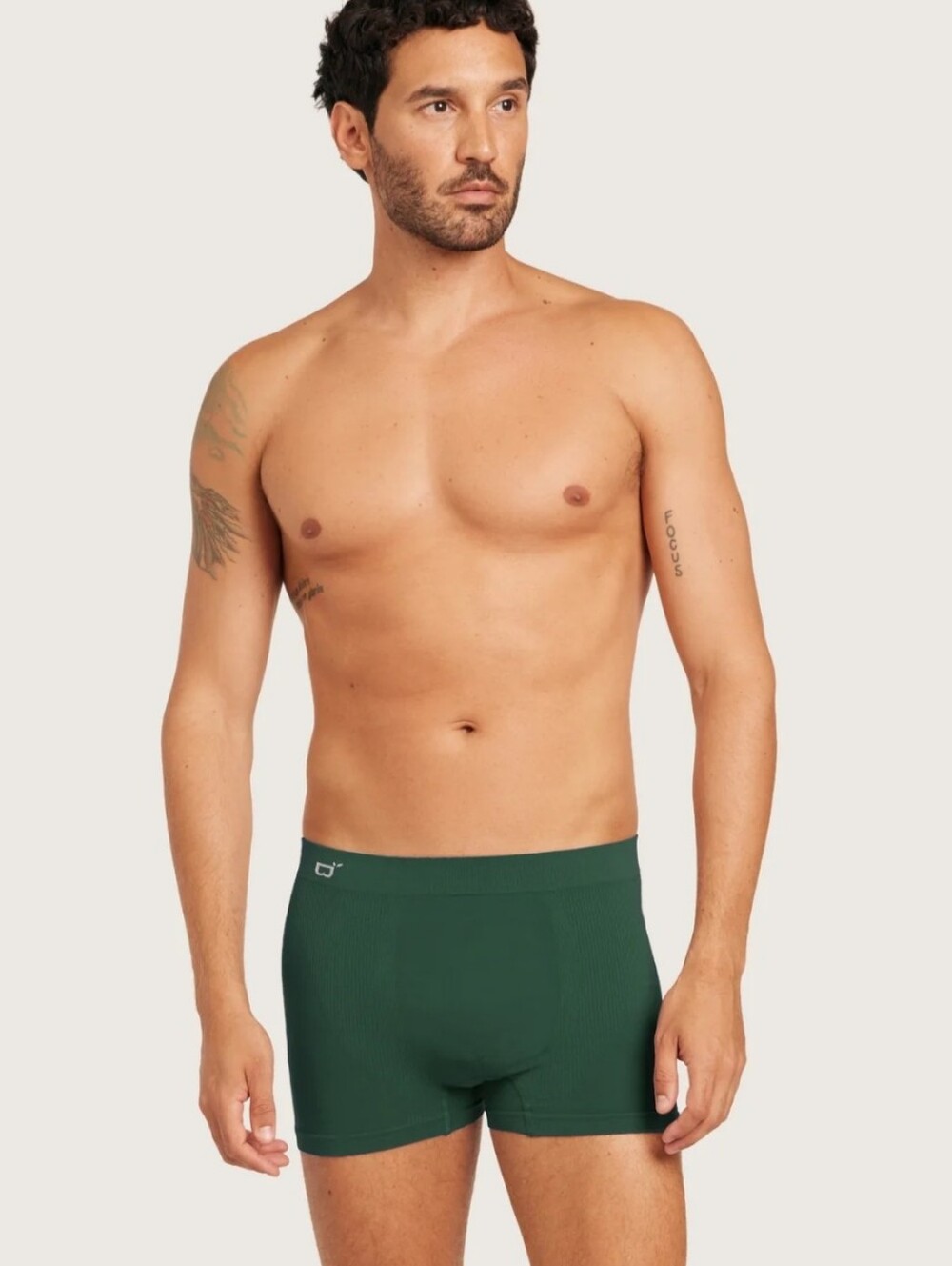NEW BOODY Men's Seamfree Boxer Briefs Emerald Green Size Large